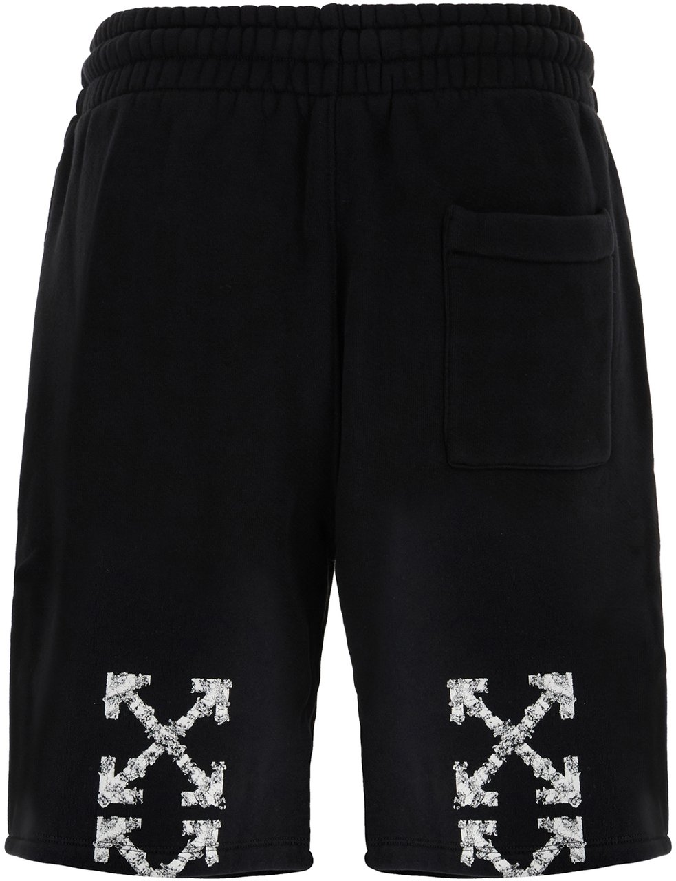 OFF-WHITE Off White Black cotton bermuda shorts Zwart