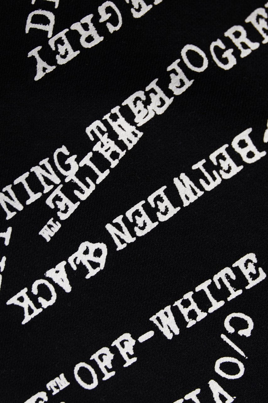 OFF-WHITE Off White Black cotton bermuda shorts Zwart