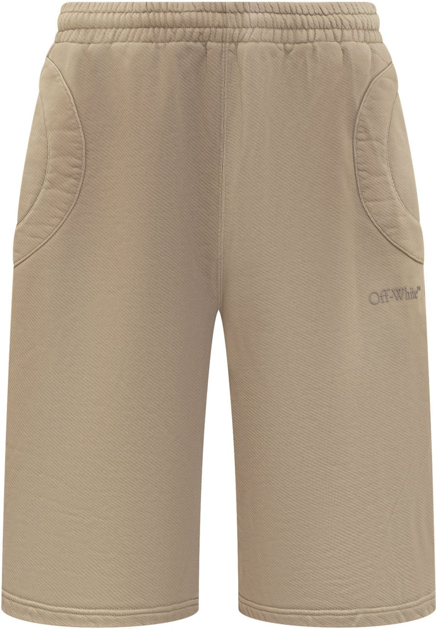 OFF-WHITE Shorts Laundry Beige