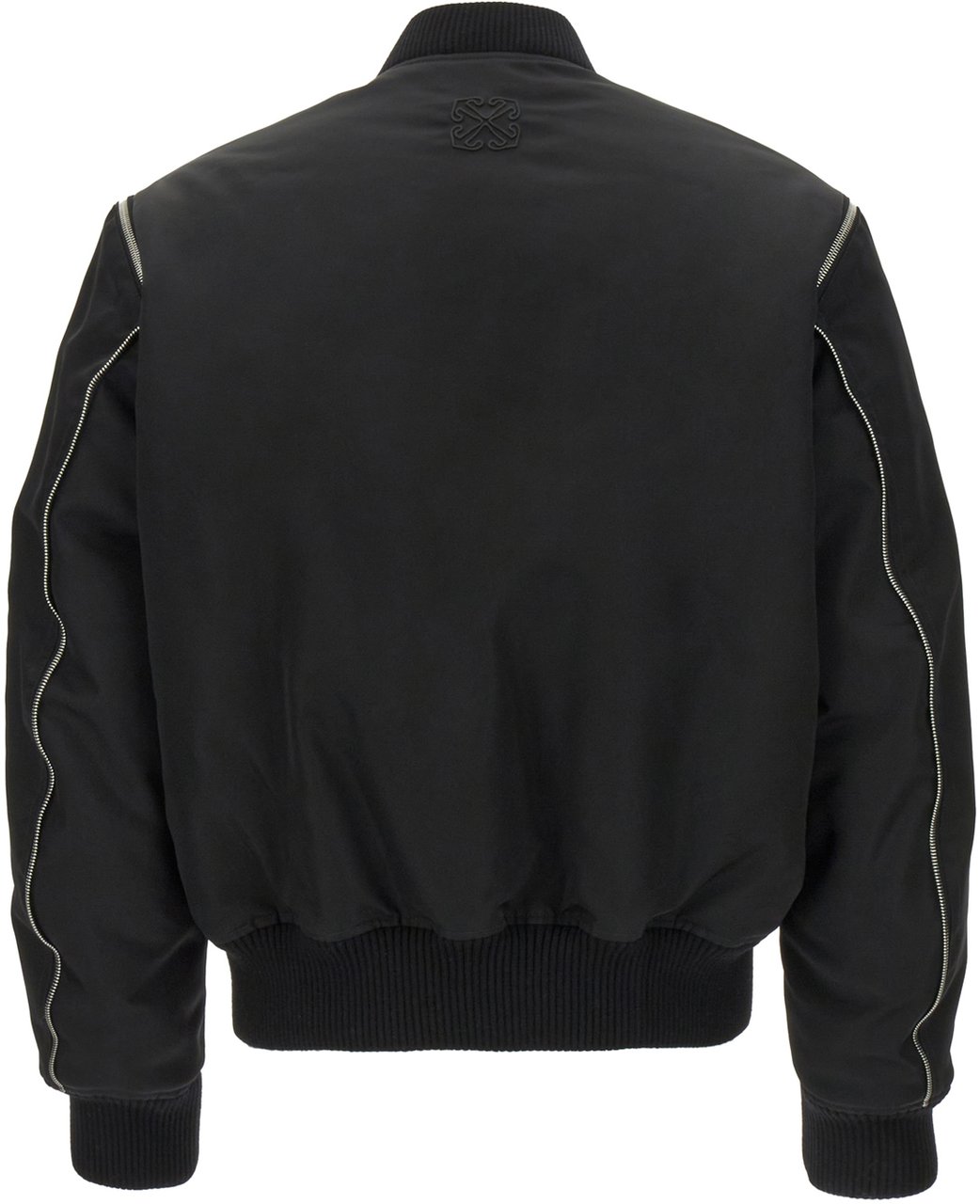 OFF-WHITE Off White Black nylon padded bomber jacket Zwart