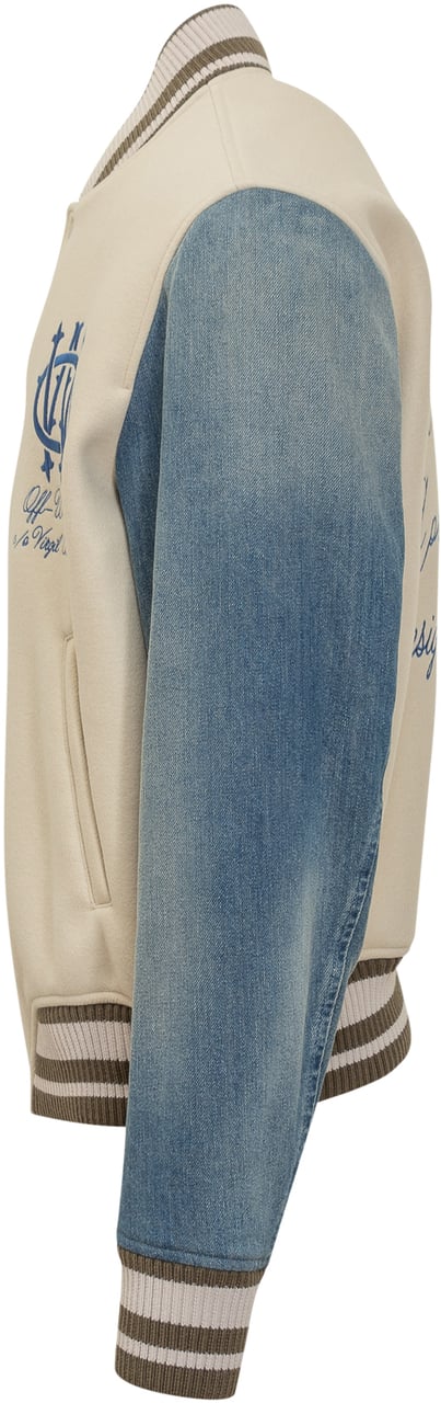 OFF-WHITE Off-White Giacca Varsity Gothic Woolden Wit