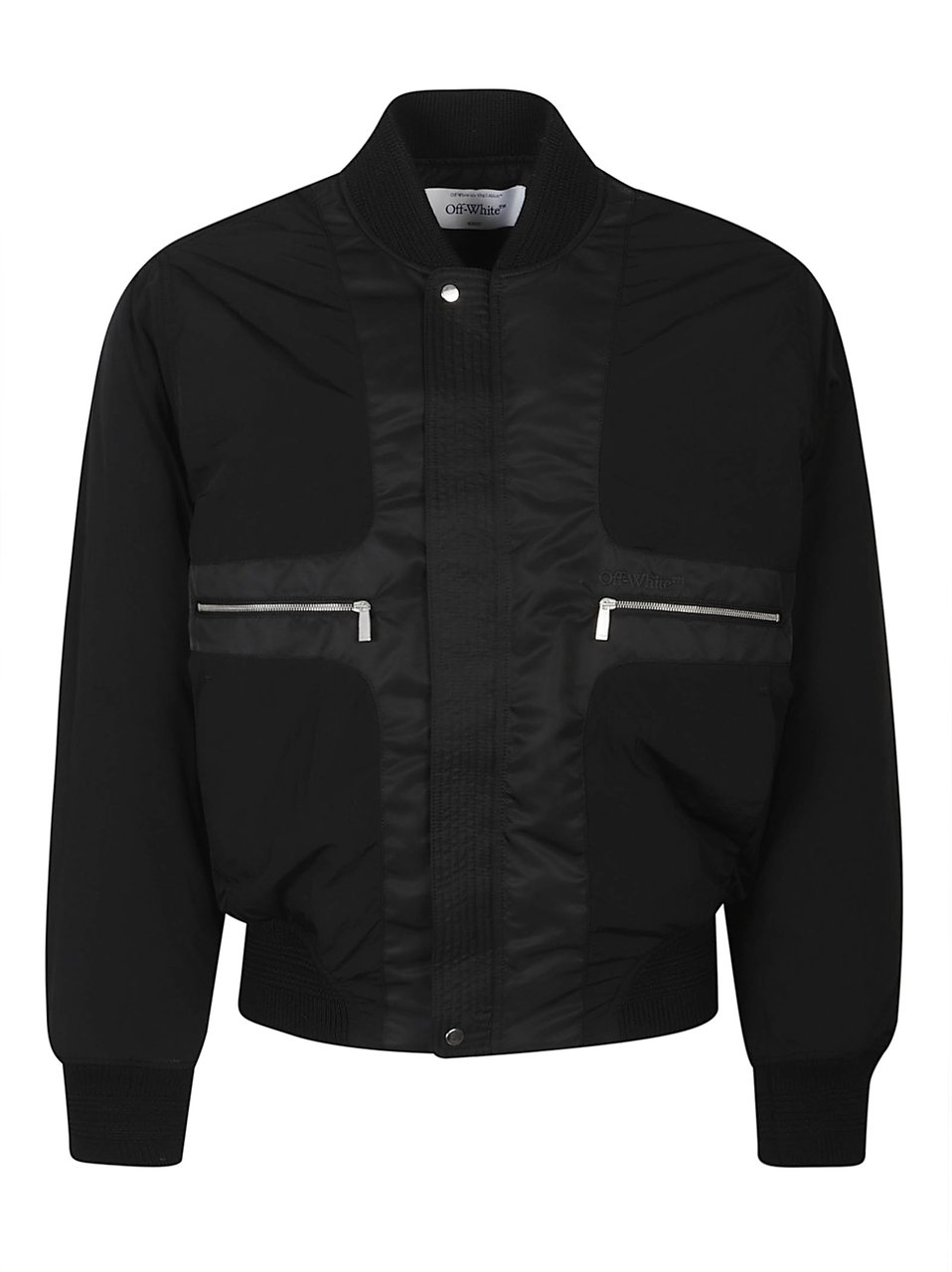 OFF-WHITE Bookish Chain Insideout Bomber Jacket Black Zwart