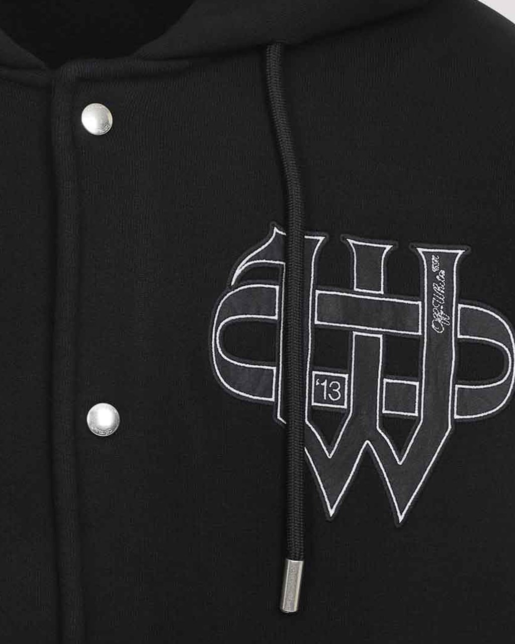 OFF-WHITE Coats Black Zwart