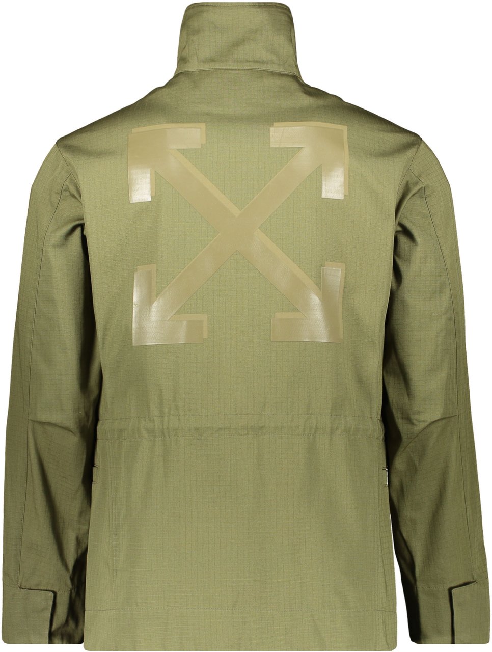 OFF-WHITE Multi-pocket cotton jacket Groen