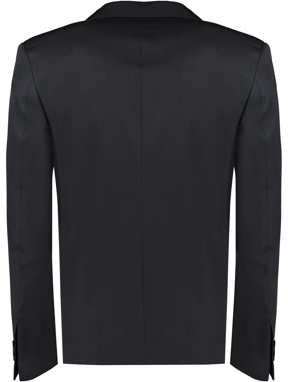OFF-WHITE Single-breasted virgin wool jacket Zwart
