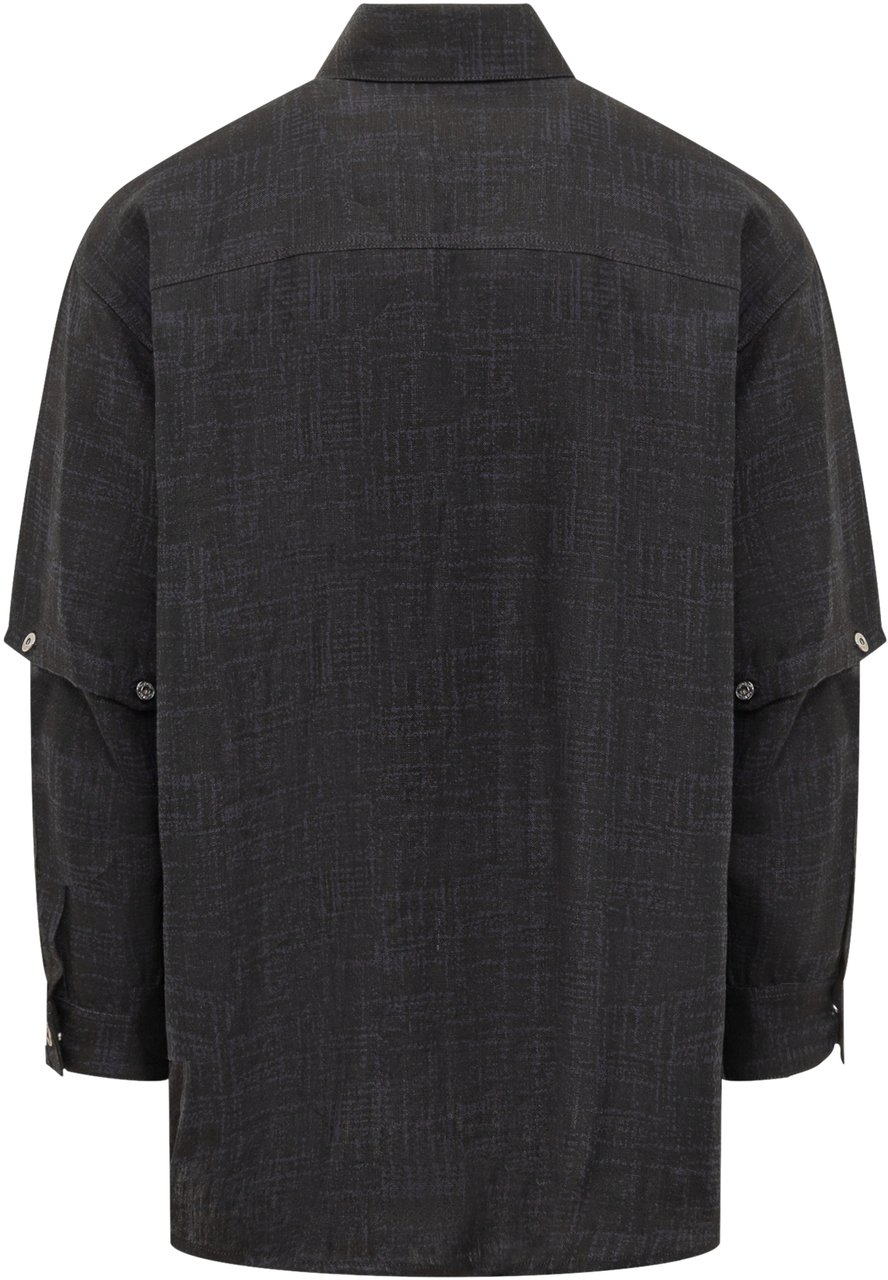 OFF-WHITE Camicia con Logo Zwart