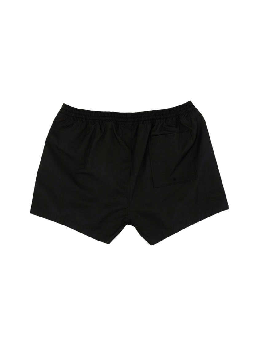 OFF-WHITE Classic Black Swimsuit With Logo Detailing Zwart