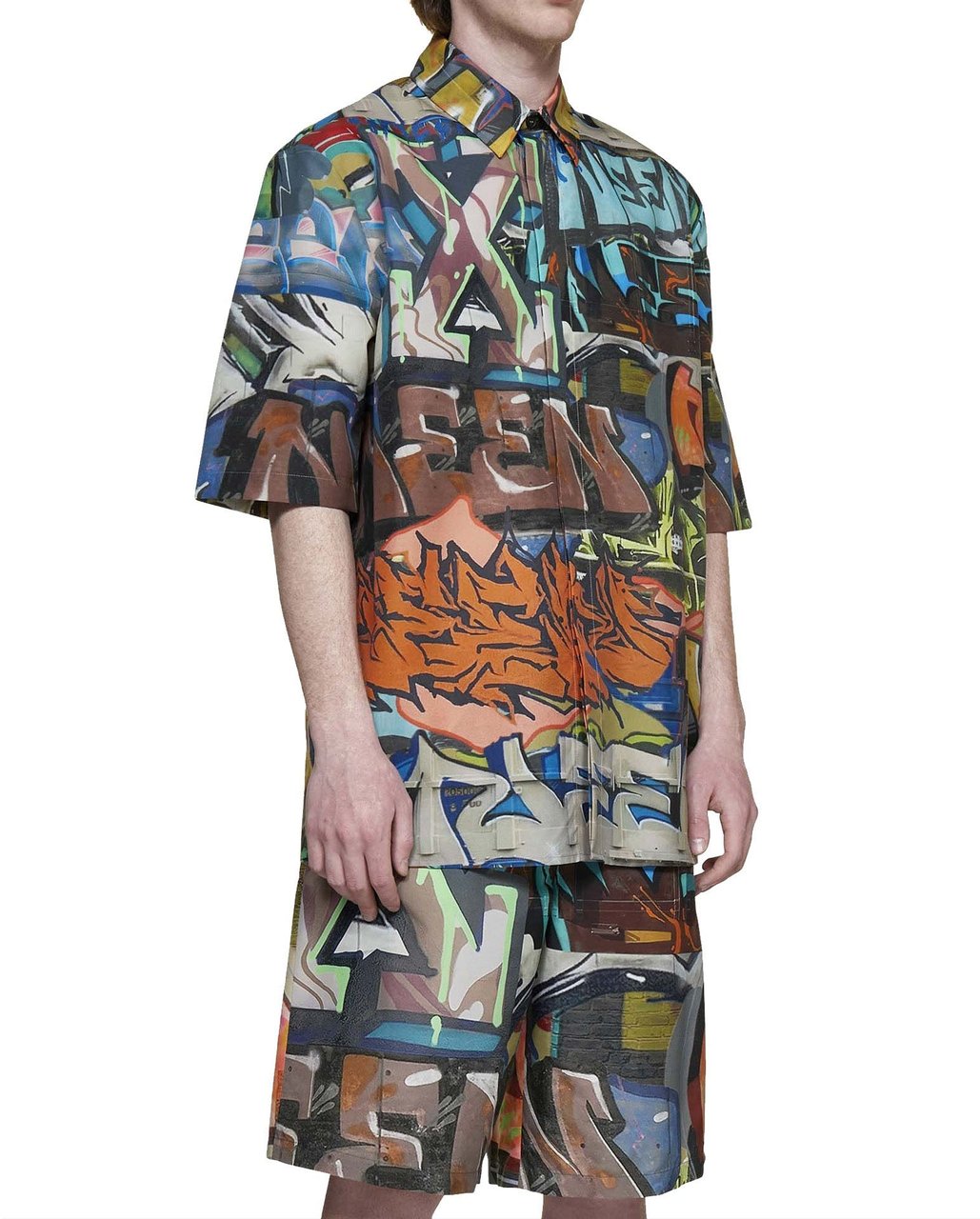 OFF-WHITE Off-White Neen Allover Shirt Zwart