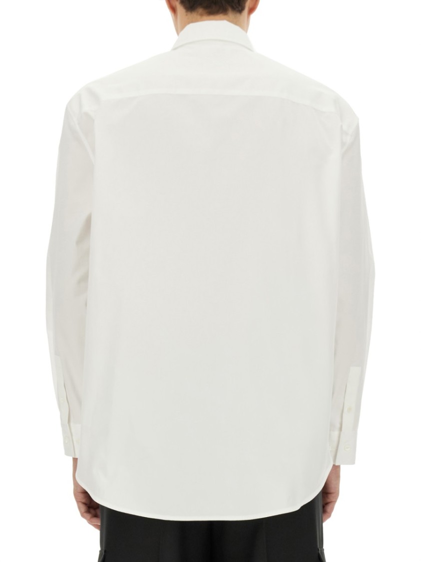 OFF-WHITE Classic Button-Up Shirt Wit