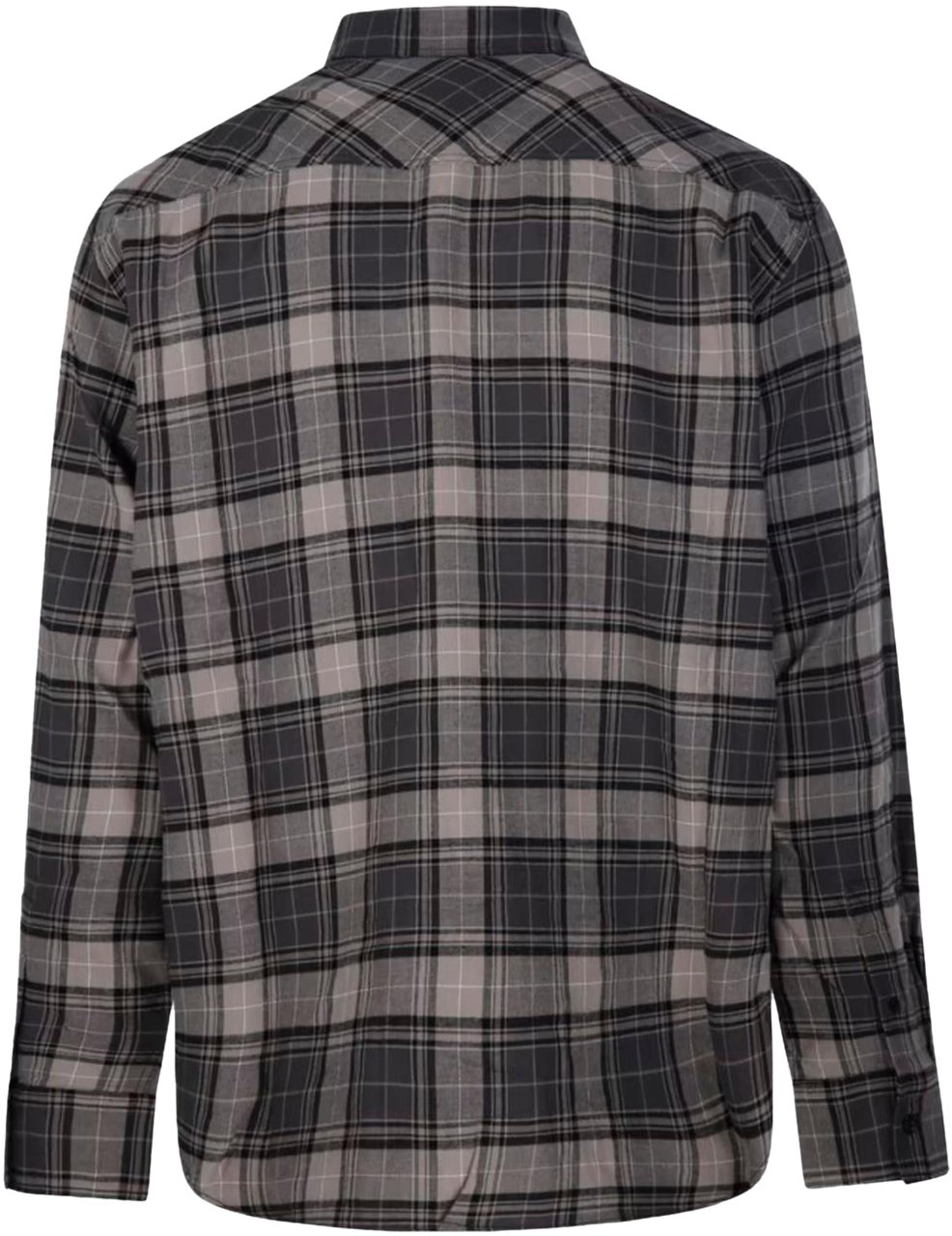 OFF-WHITE OFF WHITE Heren Spray Book Check Shirt Grijs Grijs
