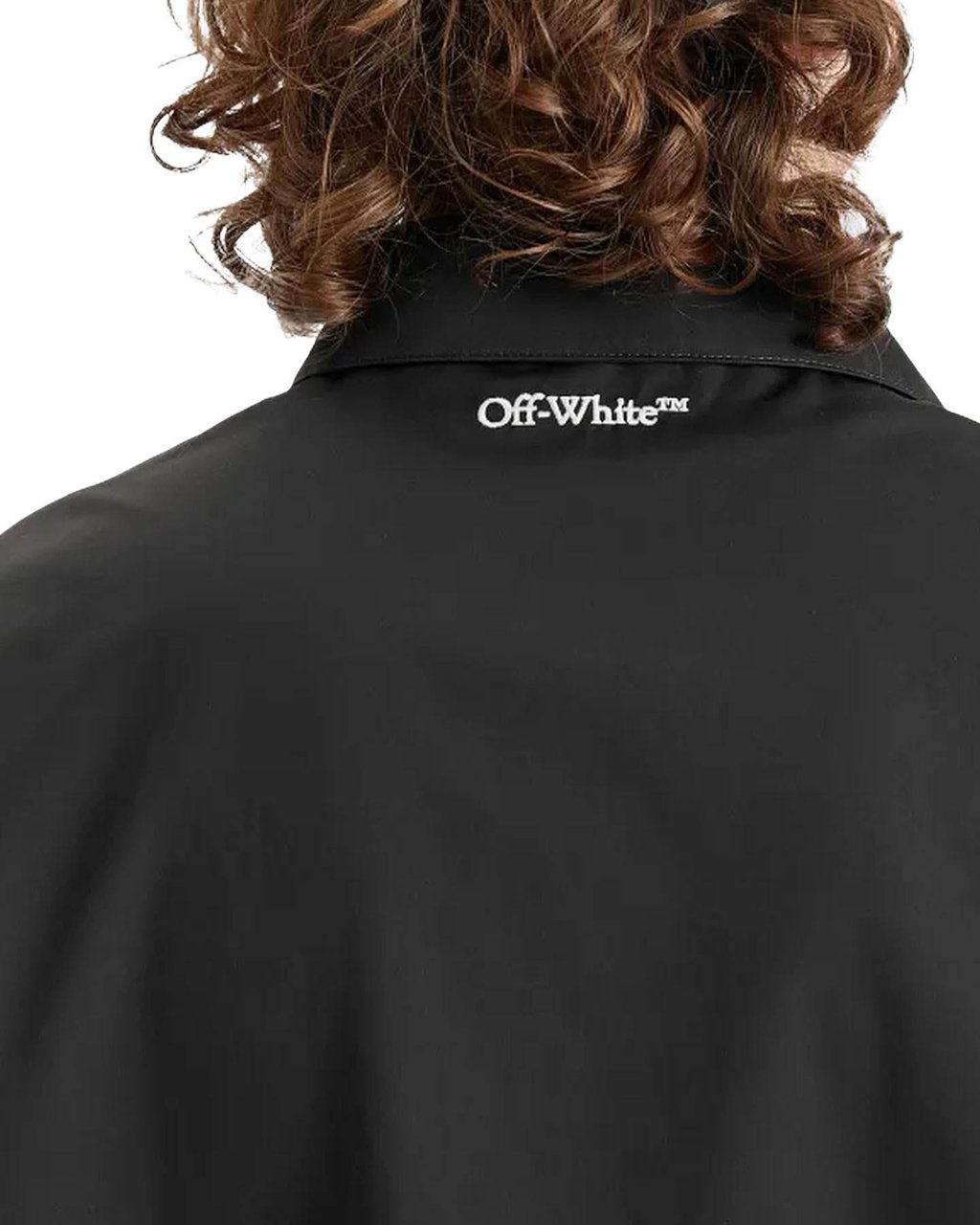 OFF-WHITE Heren Business Quote Shirt Zwart Zwart