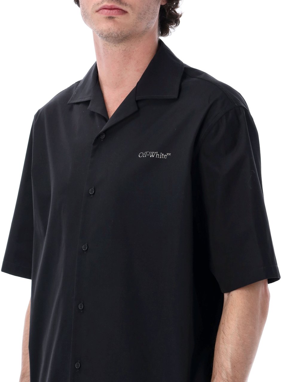 OFF-WHITE Metal Arrow Bow Shirt Nero Zwart