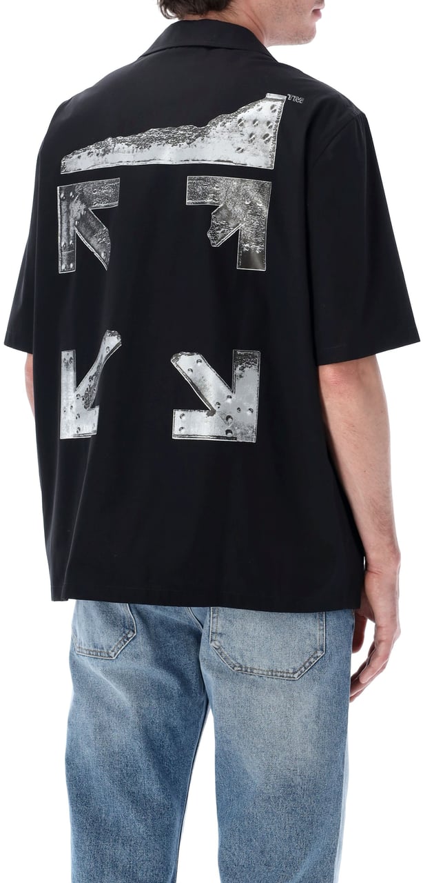 OFF-WHITE Metal Arrow Bow Shirt Nero Zwart