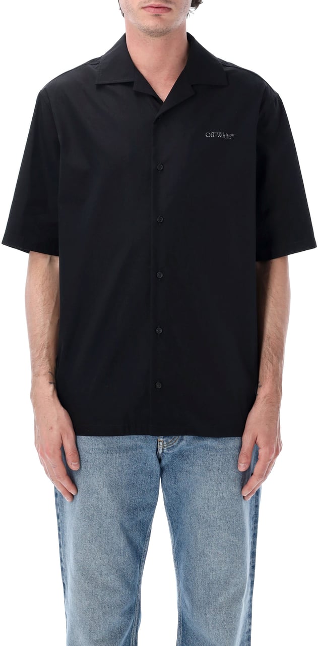 OFF-WHITE Metal Arrow Bow Shirt Nero Zwart