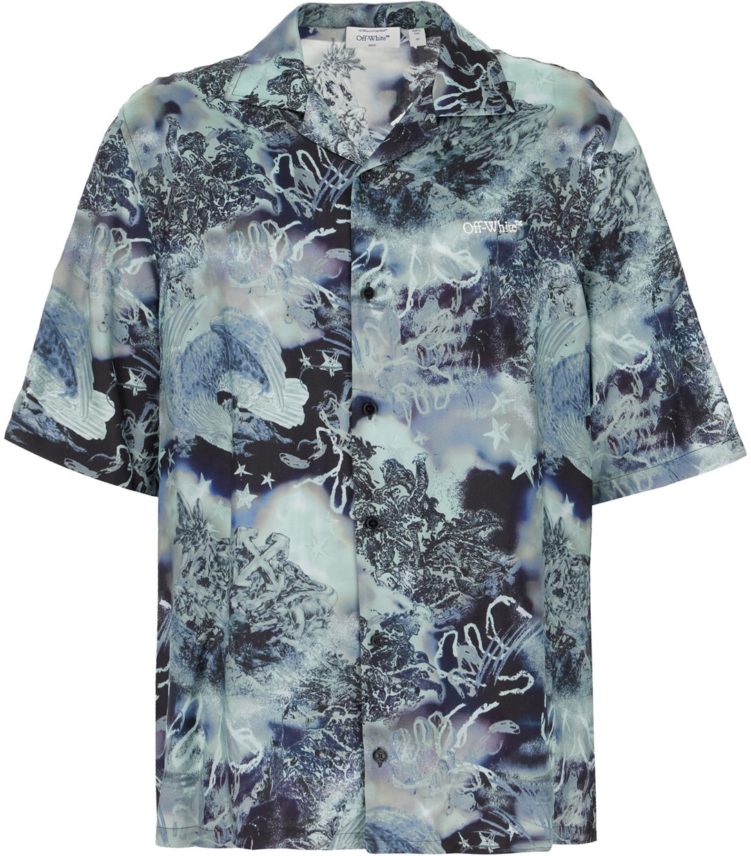 OFF-WHITE Off White Printed viscose shirt Divers