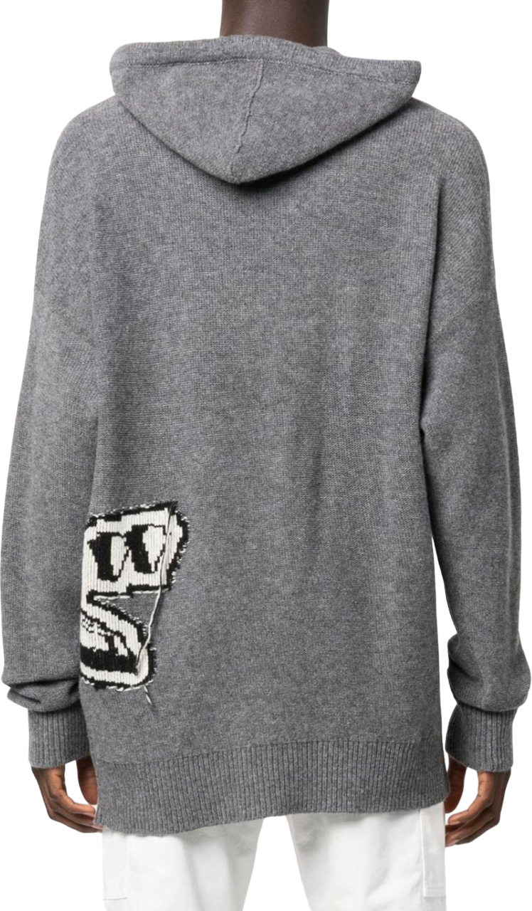 OFF-WHITE Felpa con cappuccio Grijs