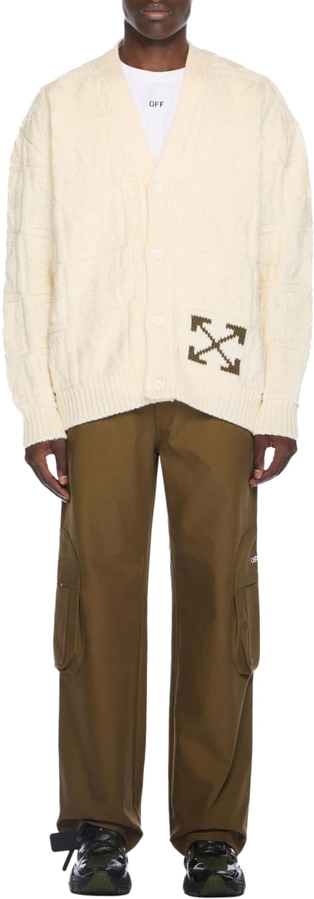 OFF-WHITE Heren 3D Stitch Vest Beige Beige