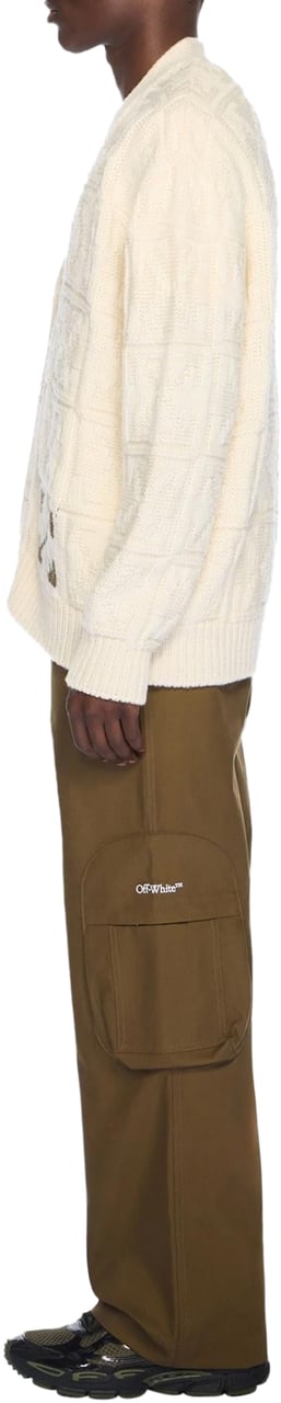 OFF-WHITE Heren 3D Stitch Vest Beige Beige