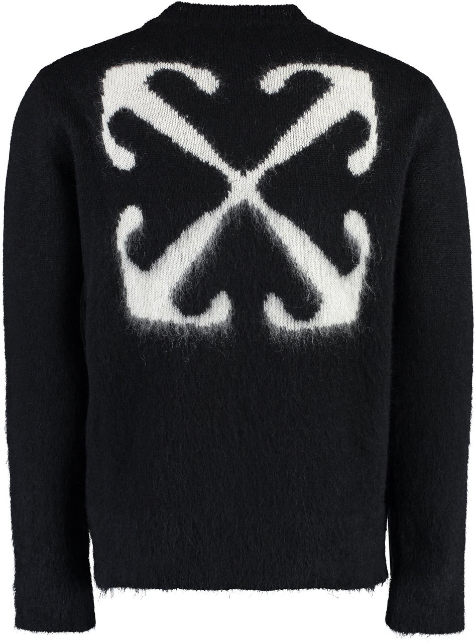 OFF-WHITE Mohair blend sweater Zwart