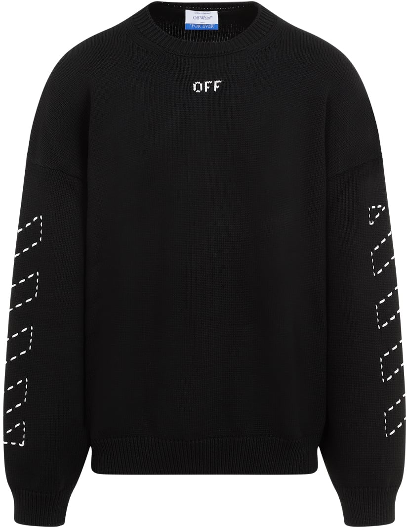 OFF-WHITE OFF WHITE OMHE191C99KNI001 Zwart