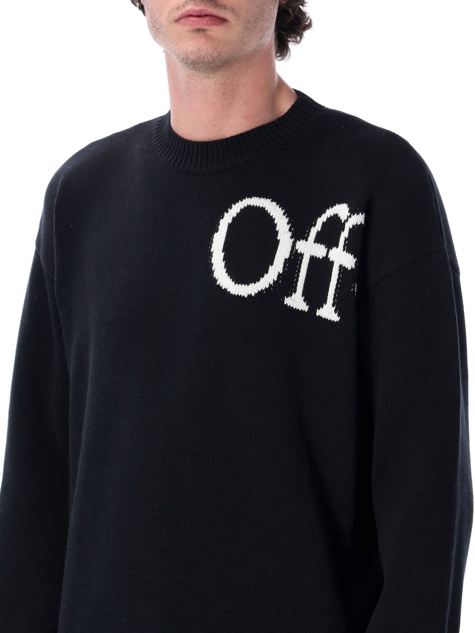 OFF-WHITE Bookish Sweater Nero Zwart
