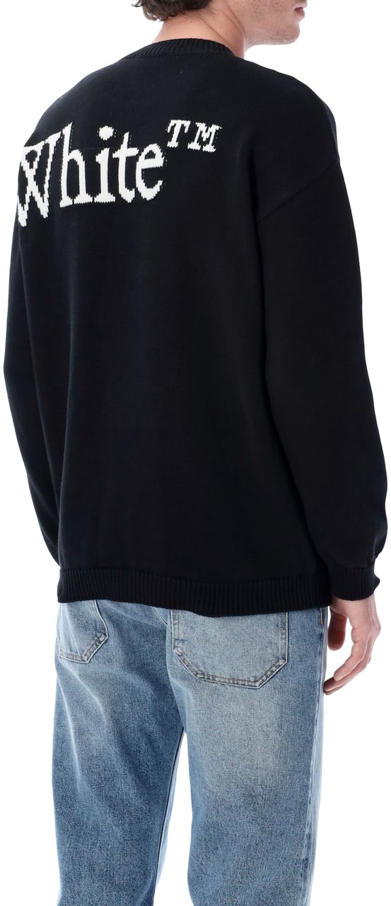 OFF-WHITE Bookish Sweater Nero Zwart