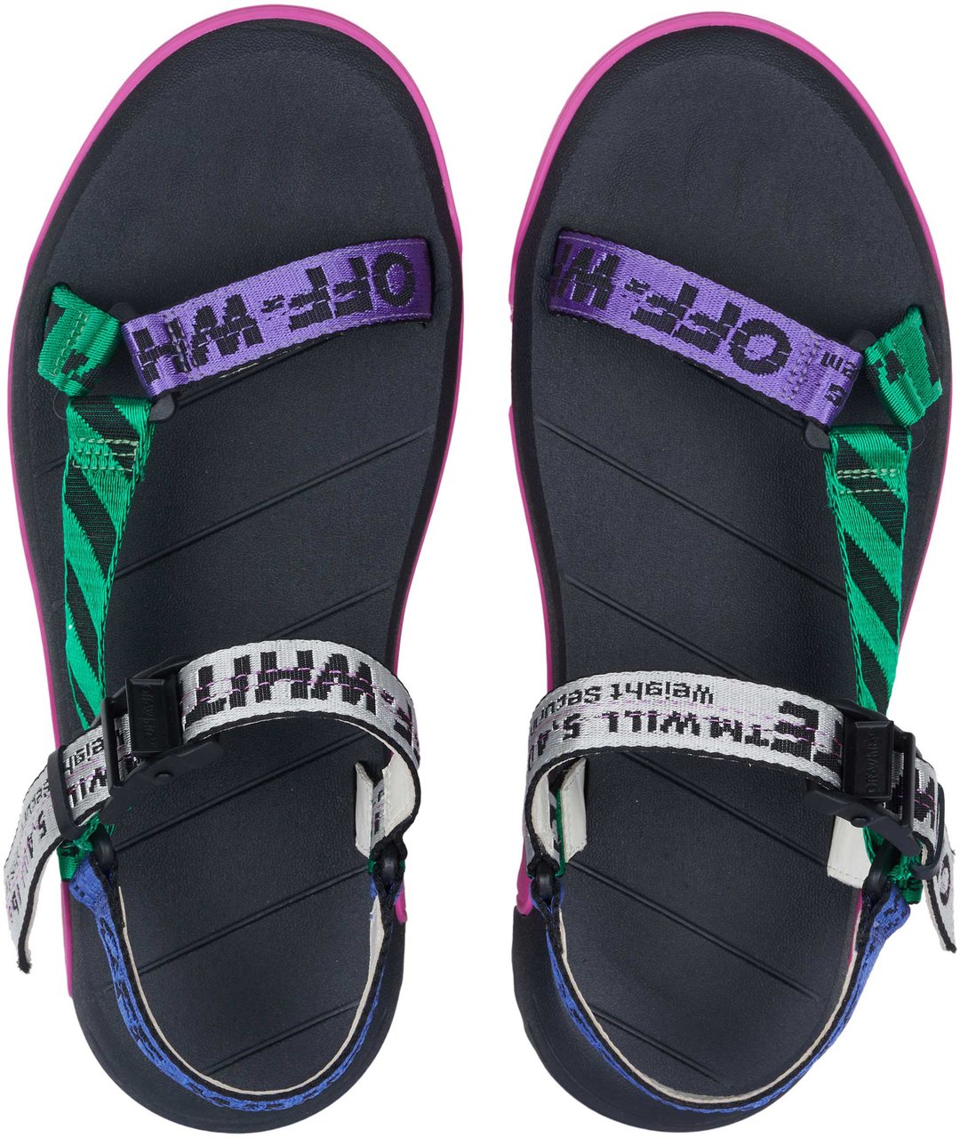 OFF-WHITE Off-White Sandale Zwart
