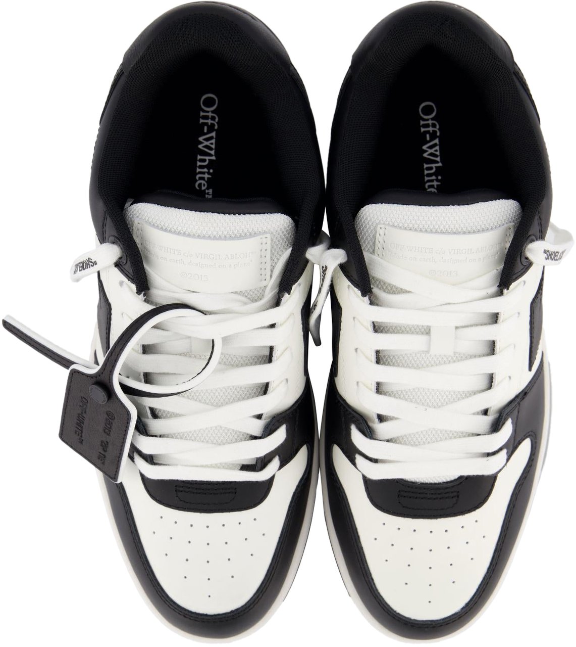 OFF-WHITE Heren Out Of Office Sneaker Zwart Zwart