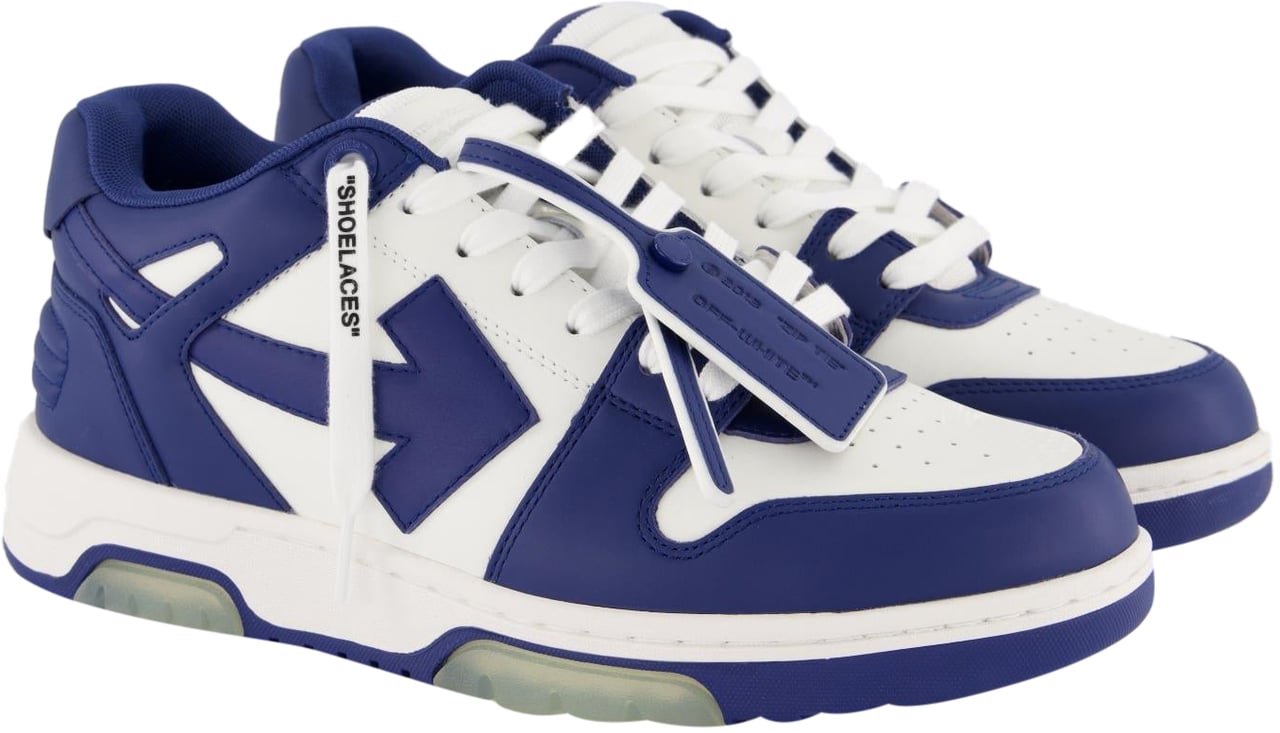 OFF-WHITE Heren Out Of Office Sneaker Blauw Blauw