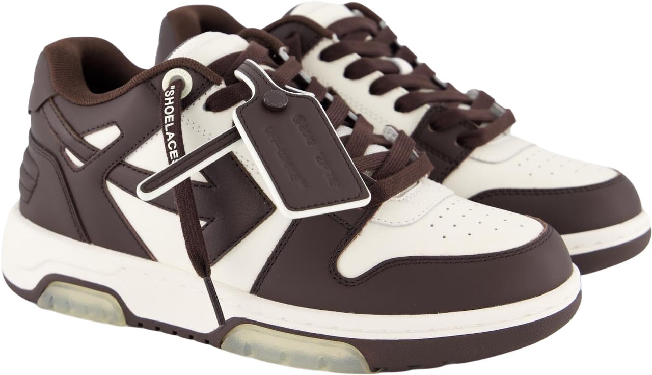 OFF-WHITE OFF WHITE Heren Out Of Office sneakers Bruin