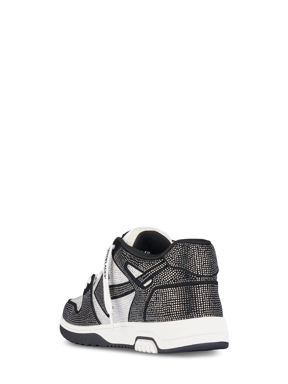OFF-WHITE Low-Top Sneakers with Dotted Pattern and Signature Logo Grijs