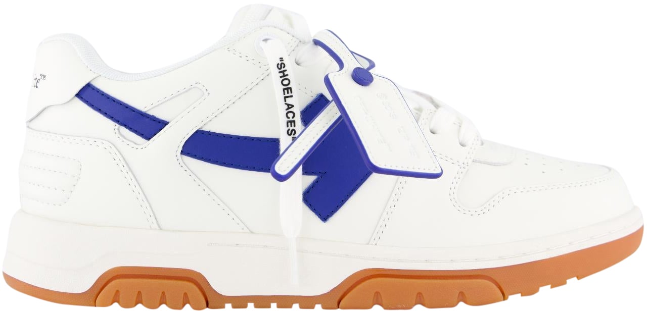 OFF-WHITE Heren Out Of Office Sneaker Blauw/Wi Blauw