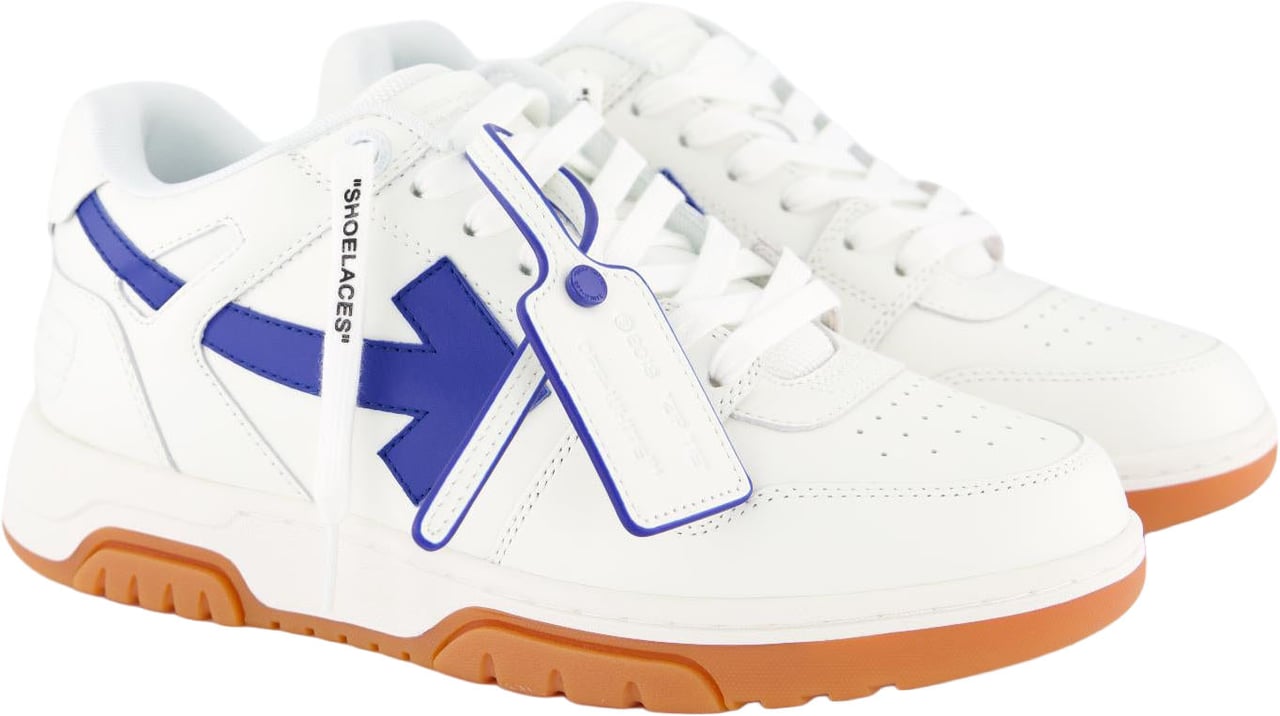 OFF-WHITE Heren Out Of Office Sneaker Blauw/Wi Blauw