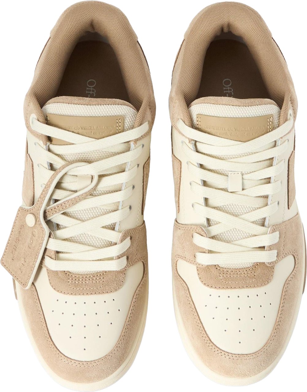 OFF-WHITE OFF WHITE Heren Out Of Office Sneaker Beige