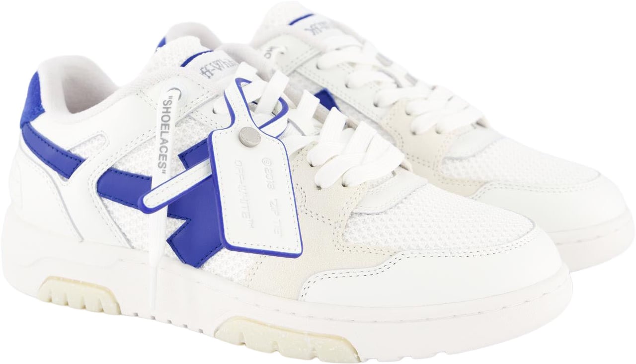 OFF-WHITE Heren Slim Out Of Office Wit/Blauw Wit