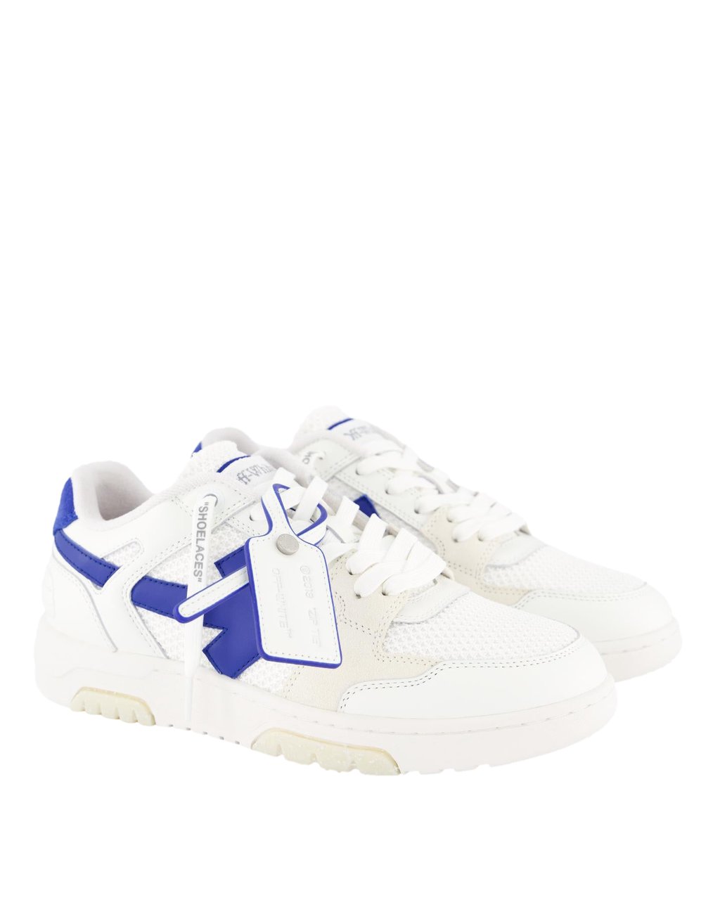 OFF-WHITE Heren Slim Out Of Office Wit/Blauw Wit