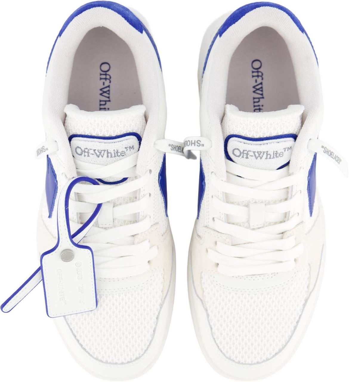 OFF-WHITE Heren Slim Out Of Office Wit/Blauw Wit