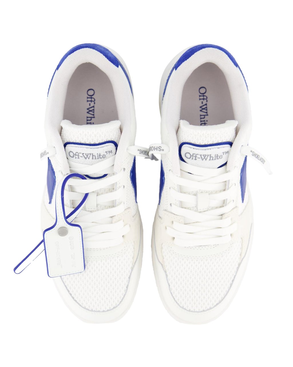 OFF-WHITE Heren Slim Out Of Office Wit/Blauw Wit
