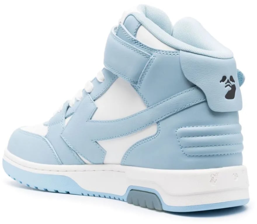 OFF-WHITE Out Of Office Mid Top Sneakers Blauw