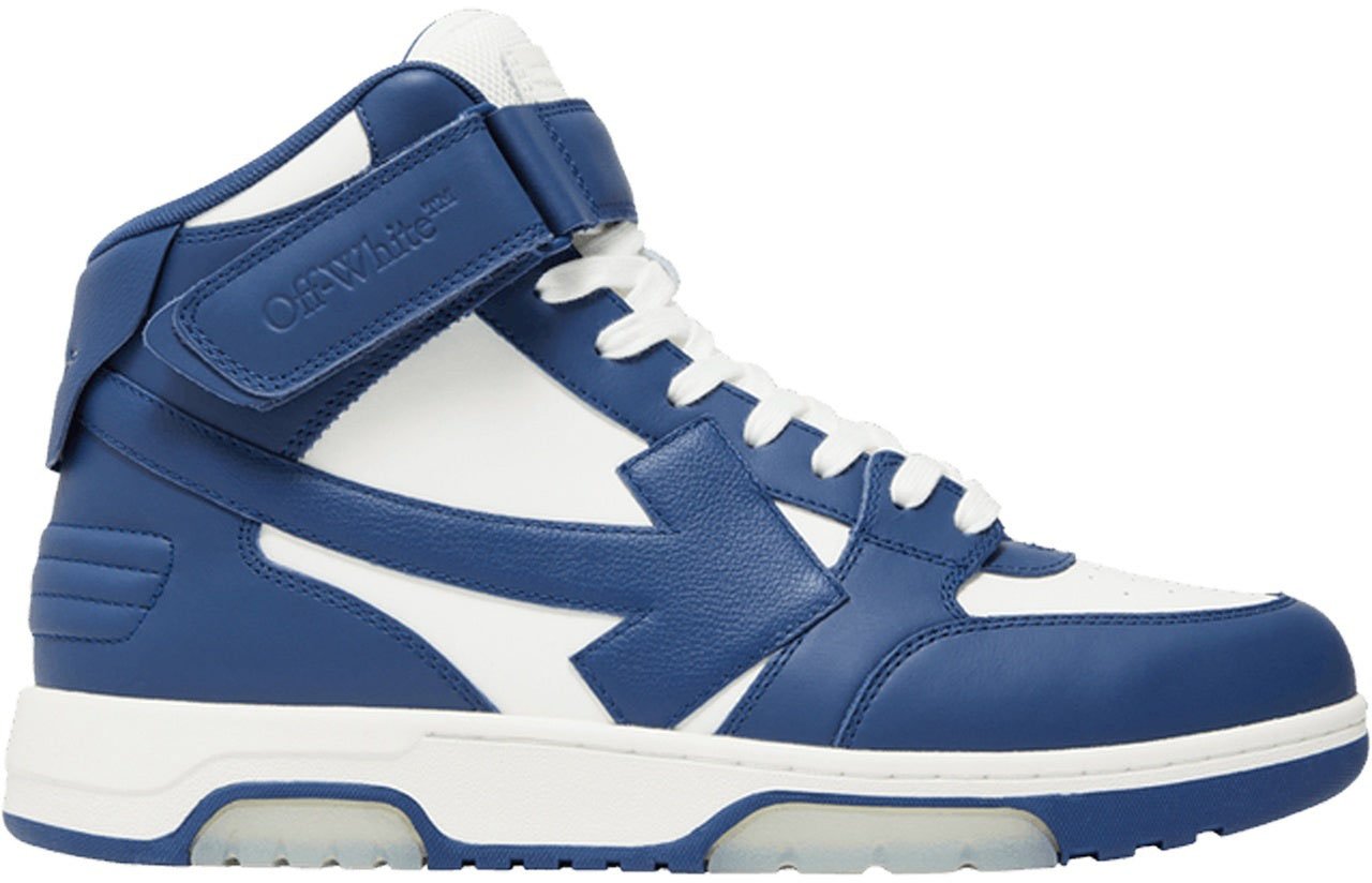 OFF-WHITE Off White Out Of Office Mid Top Sneakers Blauw