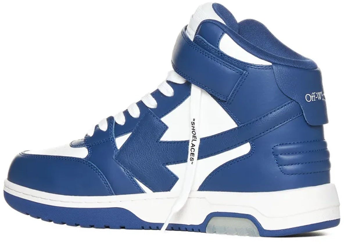 OFF-WHITE Off White Out Of Office Mid Top Sneakers Blauw