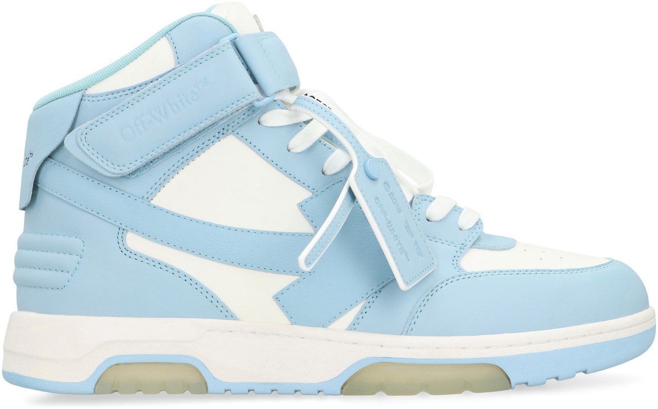 OFF-WHITE Scarpe sportive alte Fuori ufficio Lichtblauw