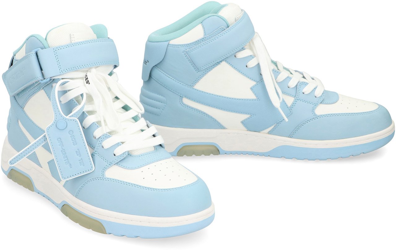 OFF-WHITE Scarpe sportive alte Fuori ufficio Lichtblauw