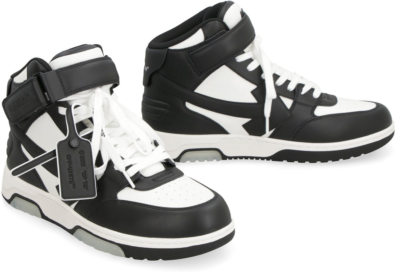 OFF-WHITE Out Of Office High-top sneakers Wit