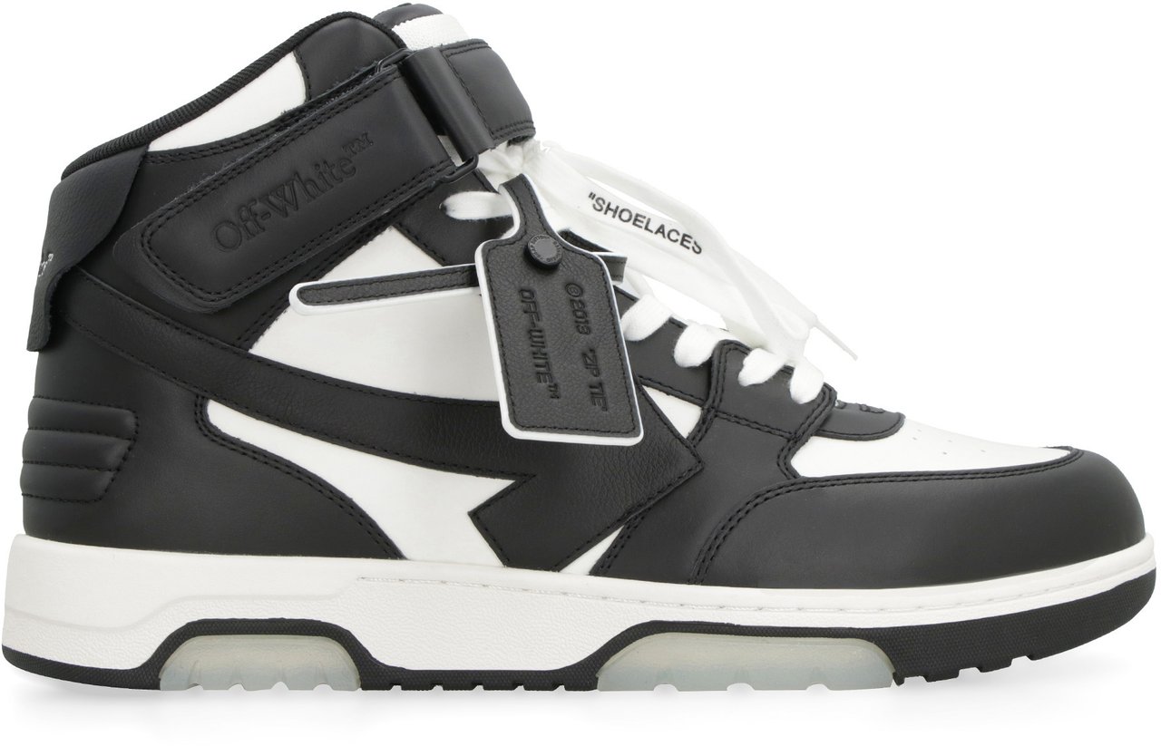 OFF-WHITE Out Of Office High-top sneakers Wit