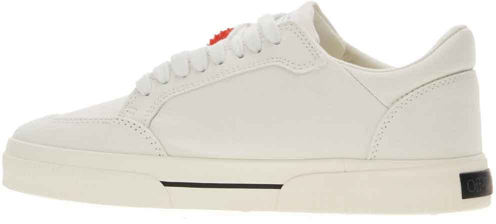 OFF-WHITE Off White White canvas New Low Vulcanized sneakers Wit