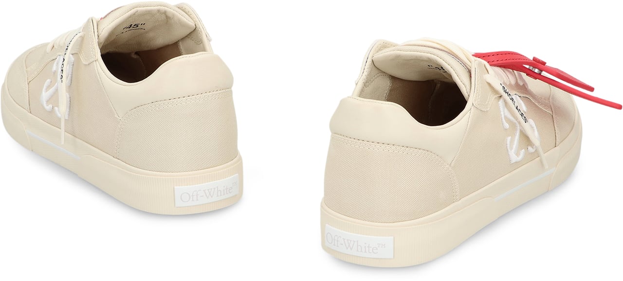 OFF-WHITE Sneakers low-top New Vulcanized in canvas Neutraal