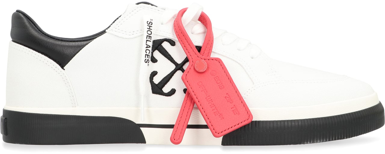 OFF-WHITE Scarpe sneakers basse New Vulcanized in tela Wit