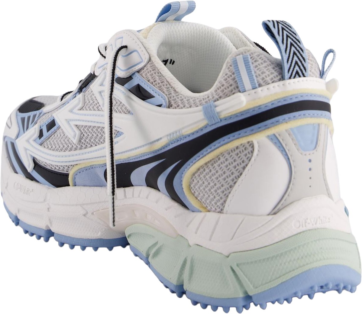 OFF-WHITE Heren Ow Be Right Back Sneaker Grijs Wit