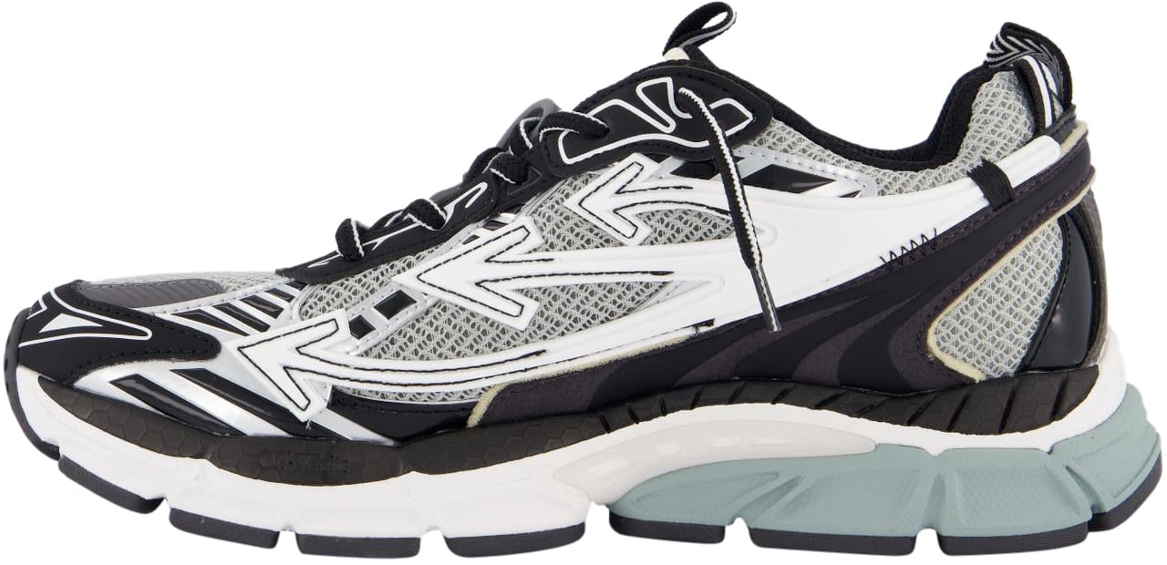 OFF-WHITE Heren Ow Be Right Back Sneaker Grijs Zwart